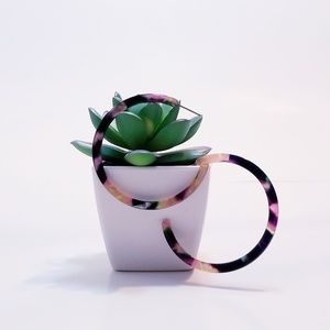 Big Acrylic colorful hoops